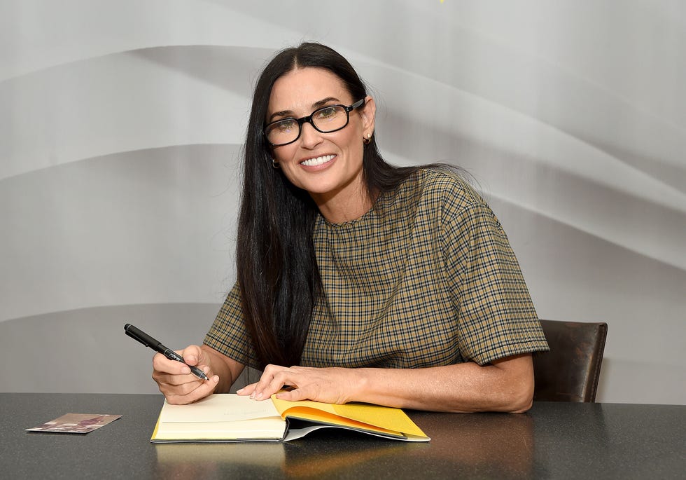 Actress Demi Moore Signs Copies Of Her Memoir "Inside Out"