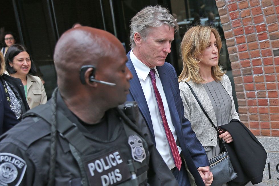 felicity huffman formally pleads guilty in college admissions case