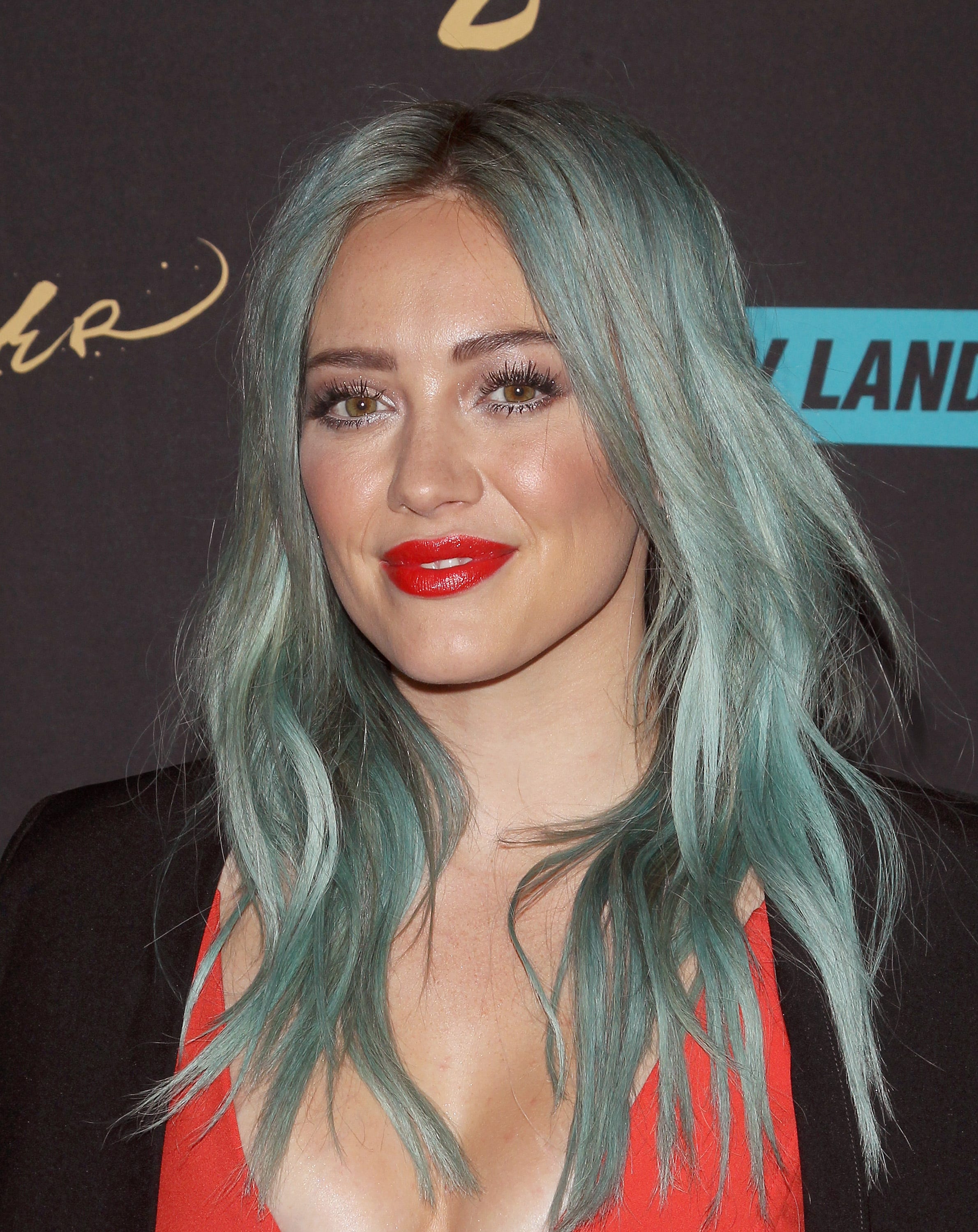 Celebs with blue hair