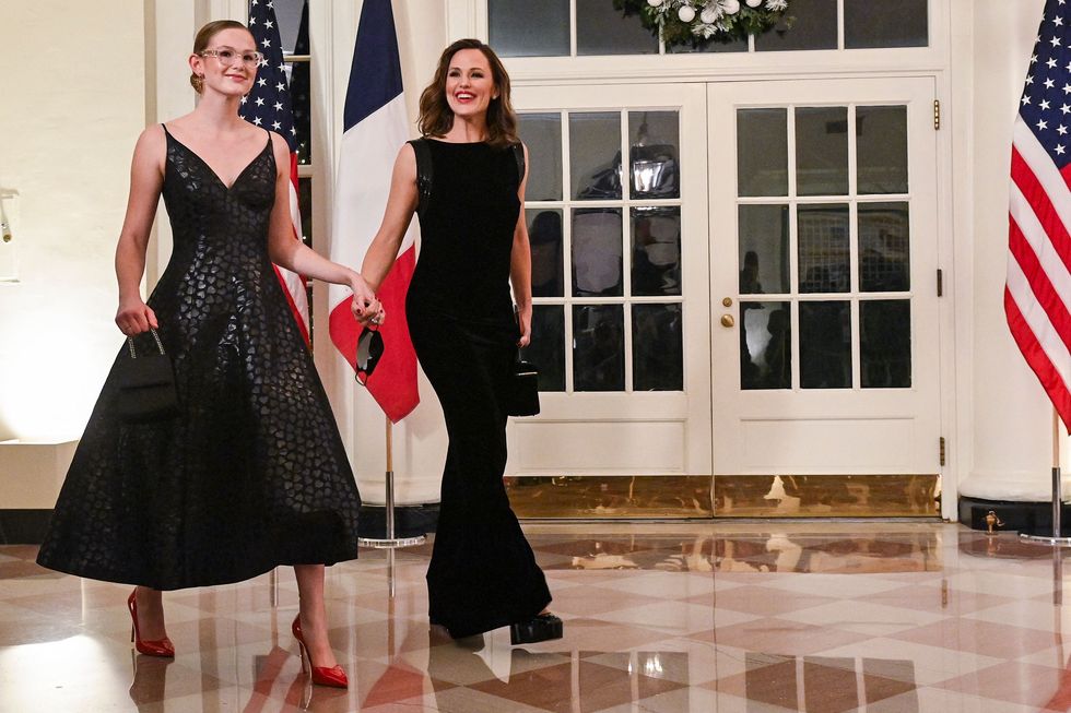 jennifer garner and violet affleck at the white house's french state dinner