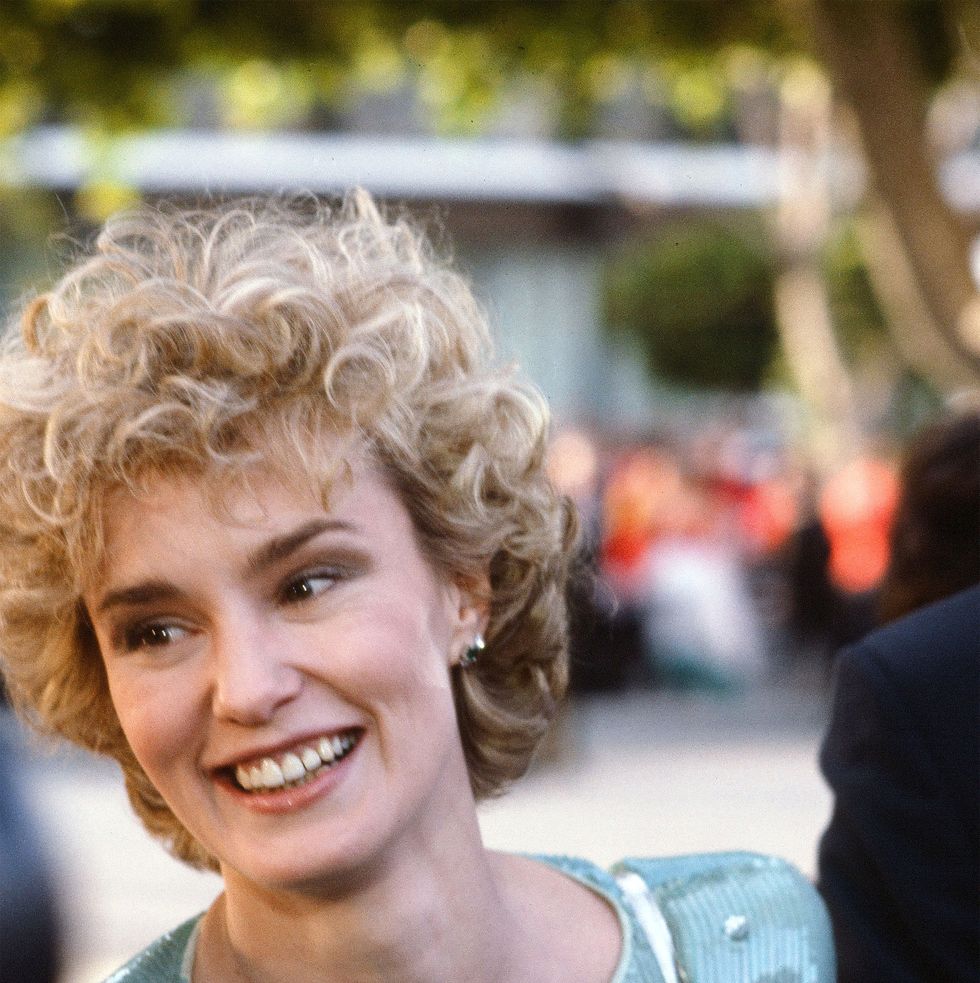 actress jessica lange arrives to the 55th academy awards at dorothy chandler pavilion in los angeles,california. (photo by michael montfort/michael ochs archives/getty images)
