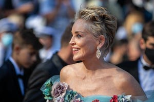 vestito sharon stone cannes 2021