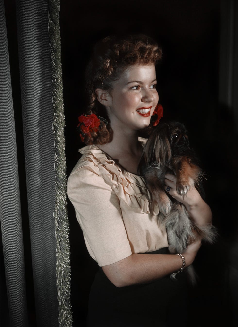 shirley temple at home