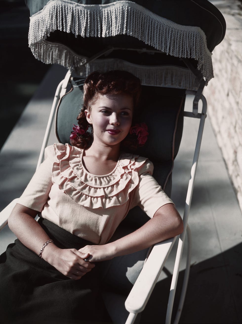 shirley temple at home