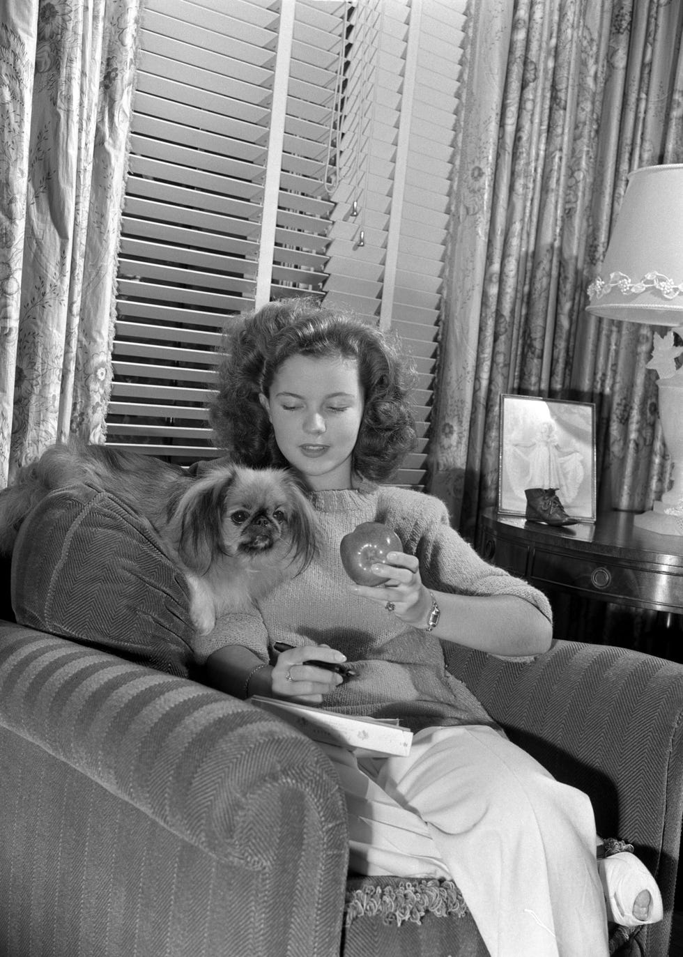 shirley temple at home