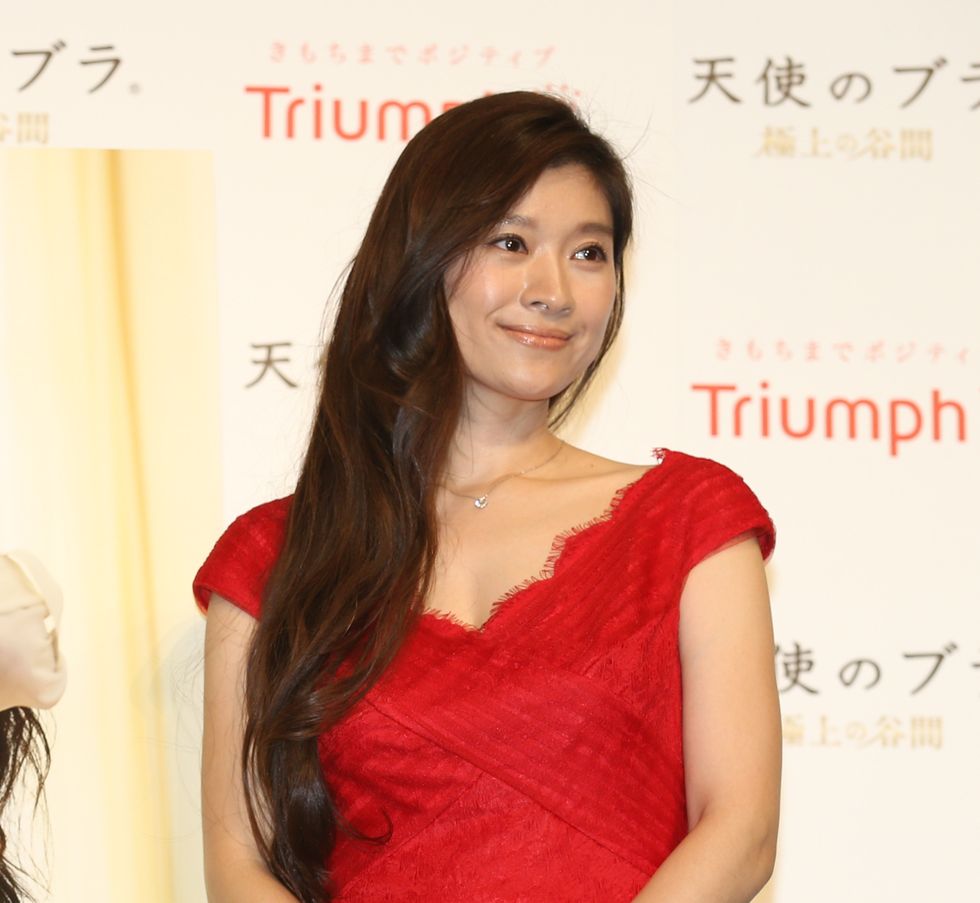 ryoko shinohara attends press conference in tokyo