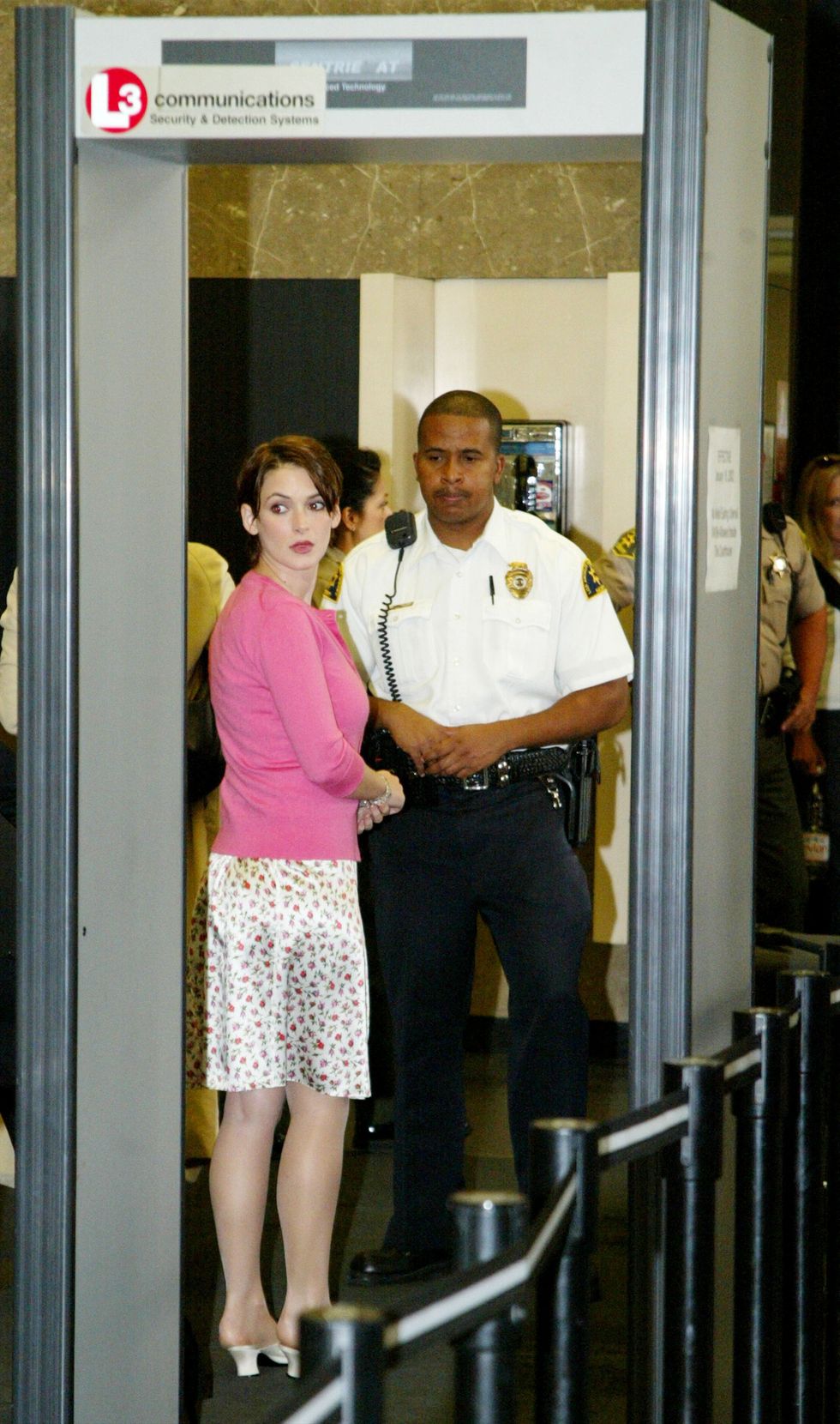 winona ryder at her shoplifting trial