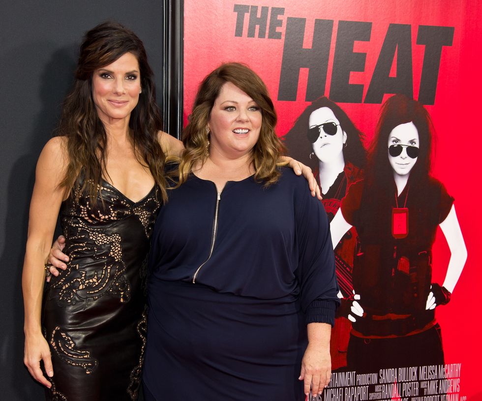 "the heat" new york premiere inside arrivals