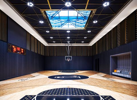Drake's NBA-Sized At-Home Basketball Court