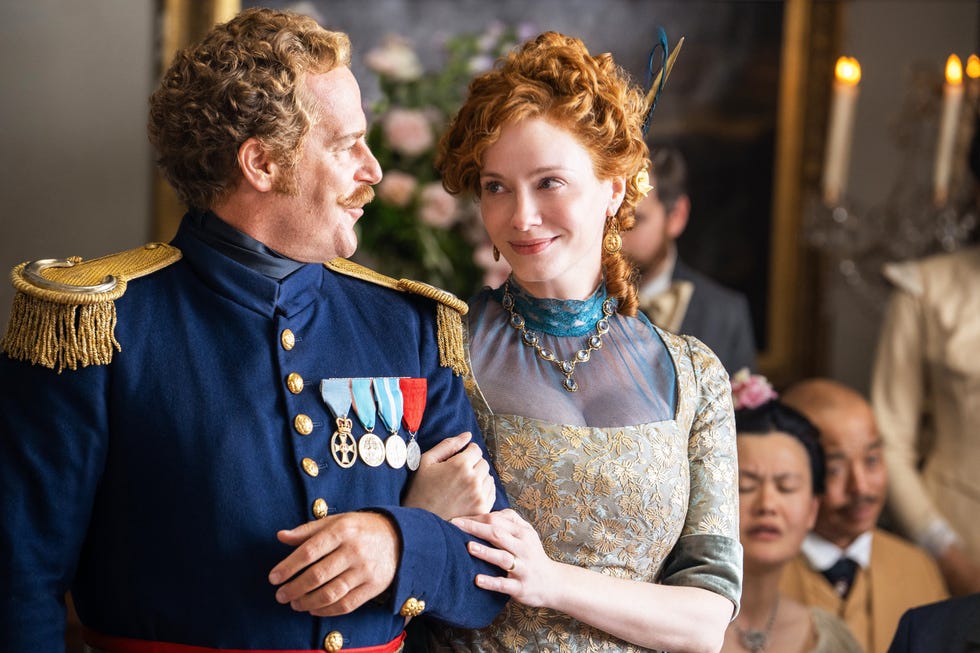 Adam James, Christina Hendricks, The Buccaneers adam james, christina hendricks, the buccaneers