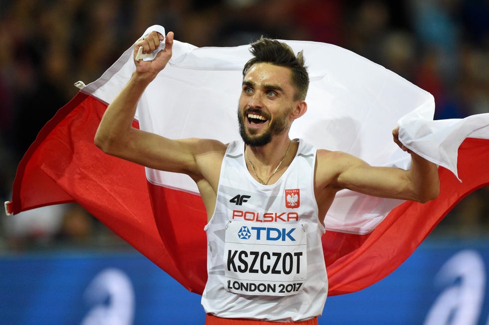polish athlete adam kszczot reacts after winning silver in the mens 800 metre running event at the iaaf london 2017 world athletics championships in london, united kingdom, 8 august 2017 photo bernd thissendpa photo by bernd thissenpicture alliance via getty images