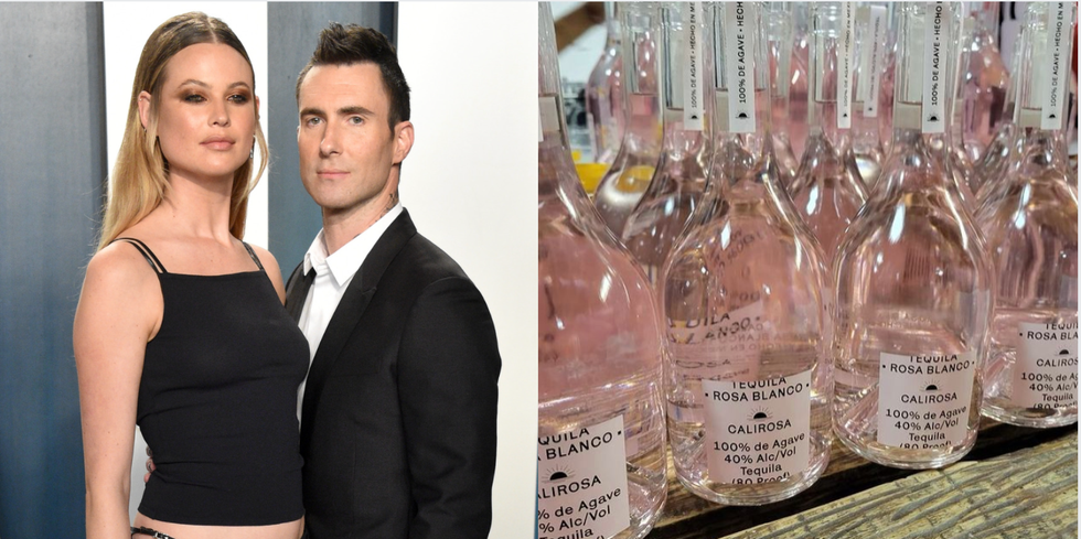 calirosa tequila behati prinsloo and adam levine