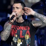 adam levine drops fbomb while calling out blake shelton during a concert