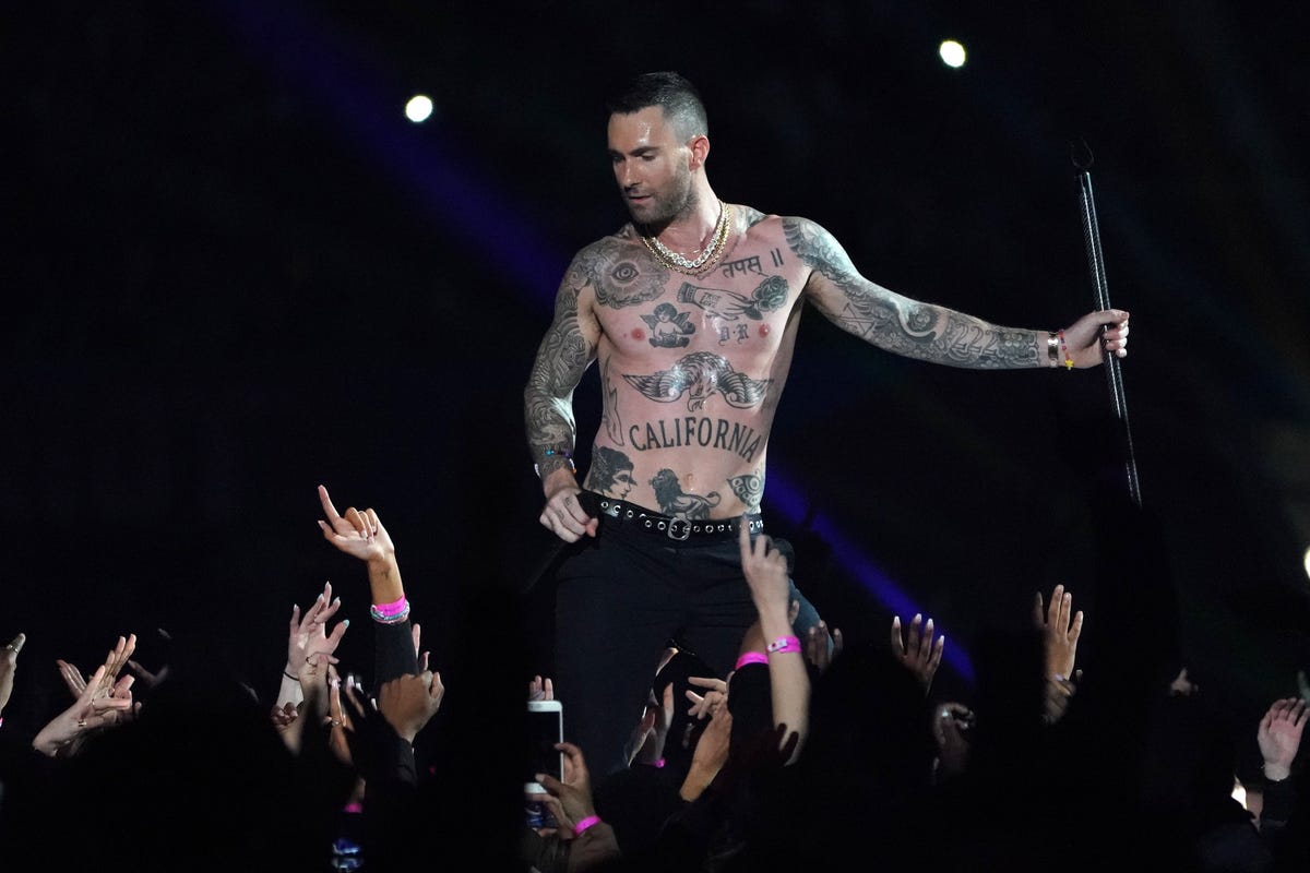 Adam Levine plays coy about Super Bowl Halftime show