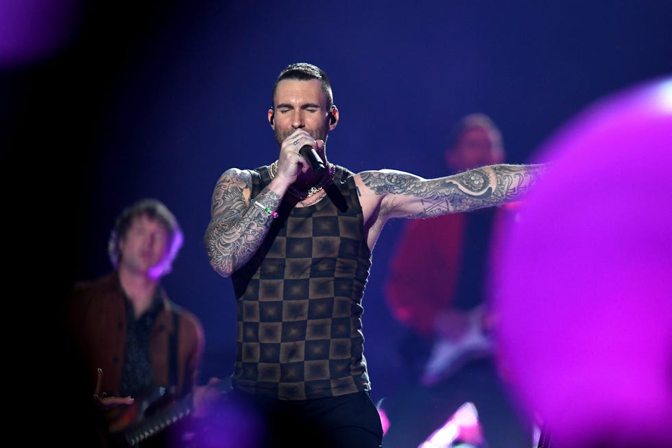 Adam Levine's Super Bowl Halftime Show Attire Resembled Vintage