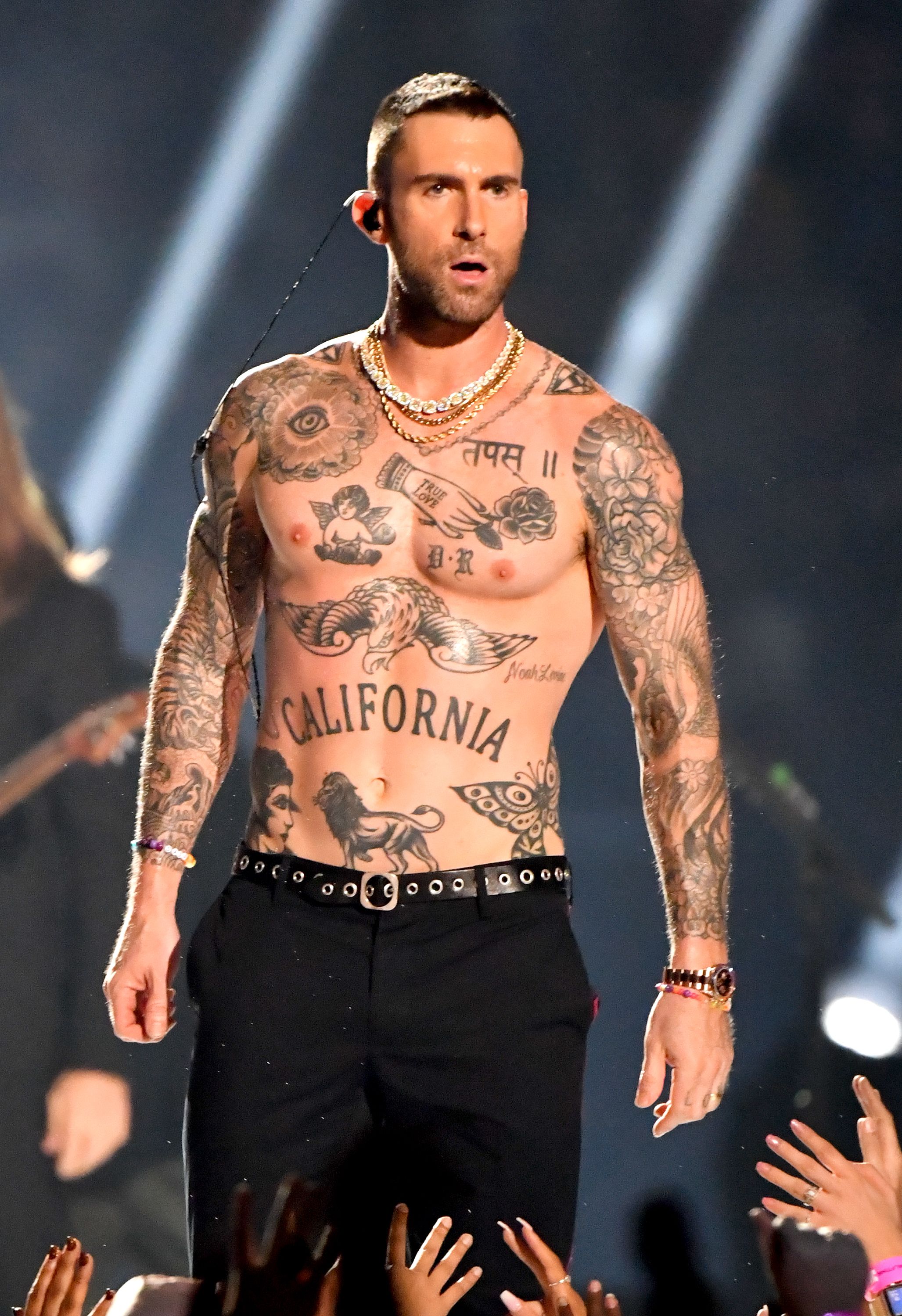 Men Across the Country Are Trolling Adam Levine's Tattoos