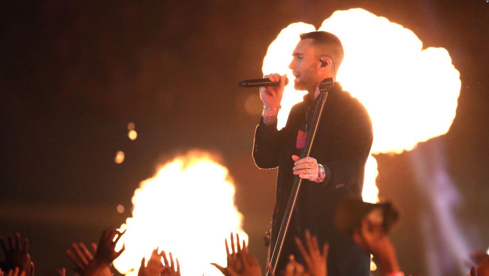 Did You See Adam Levine's Underwear at the Super Bowl?