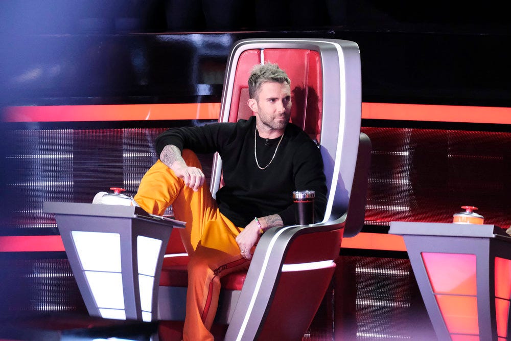 The Voice Coach Adam Levine Wore a Bold Outfit During the Battle Rounds