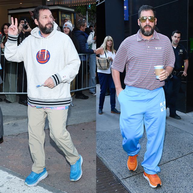 Adam Sandler Cares About Being Comfy, So of Course He Wore Hokas on the ...