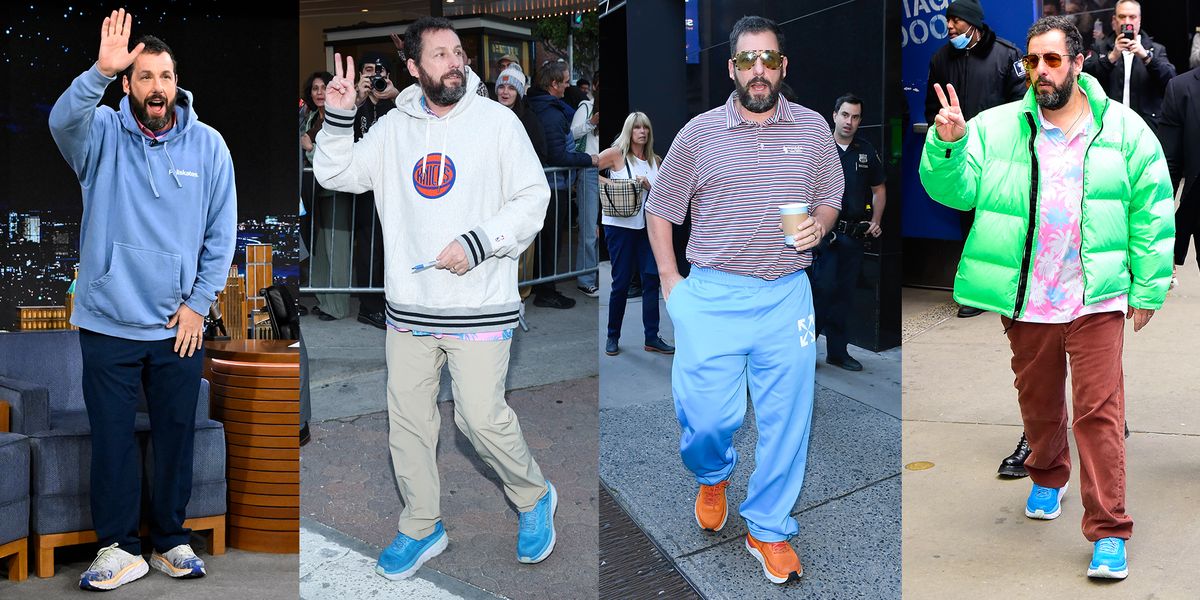 Adam Sandler Cares About Being Comfy, So of Course He Wore Hokas on the Red  Carpet