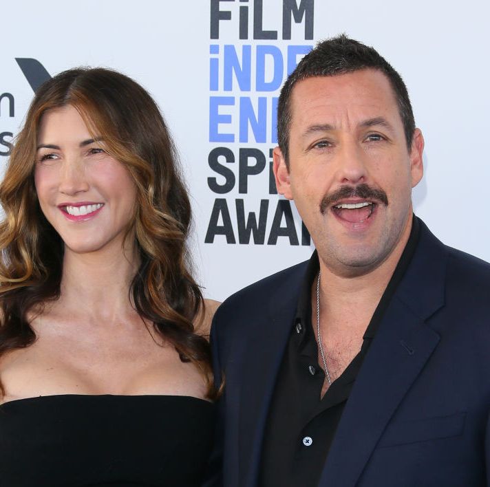 Adam Sandler makes rare red carpet appearance with teen daughters