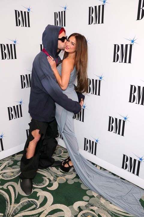 beverly hills, california   may 10 l r omer fedi and addison rae attend the 70th annual bmi pop awards at beverly wilshire, a four seasons hotel on may 10, 2022 in beverly hills, california photo by leon bennettgetty images