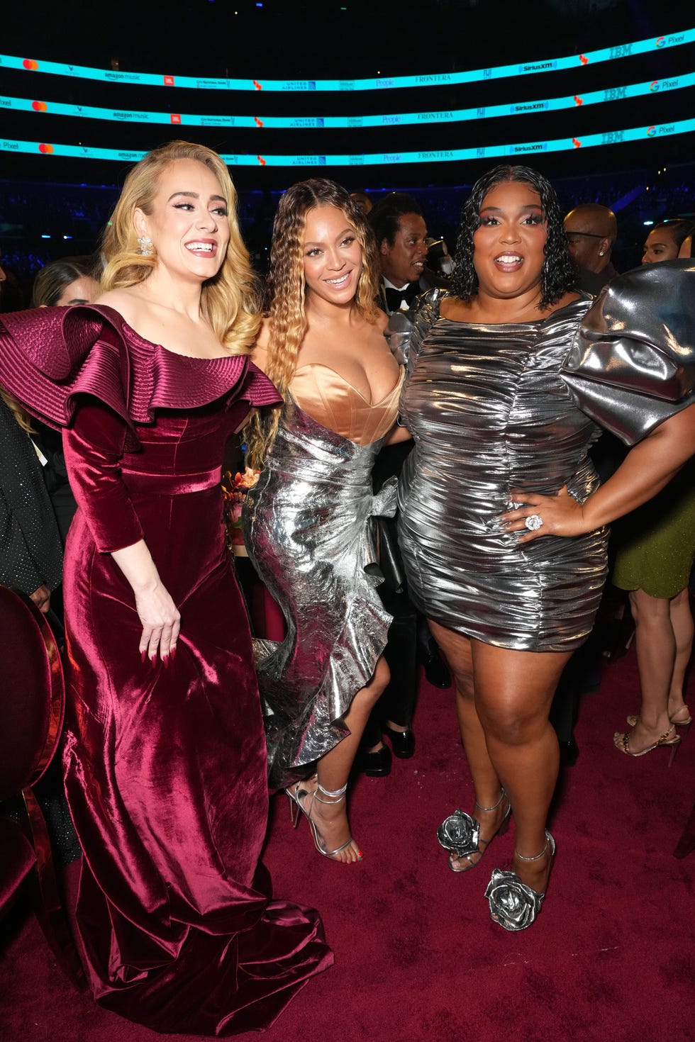 beyoncé, lizzo, and adele's reunion