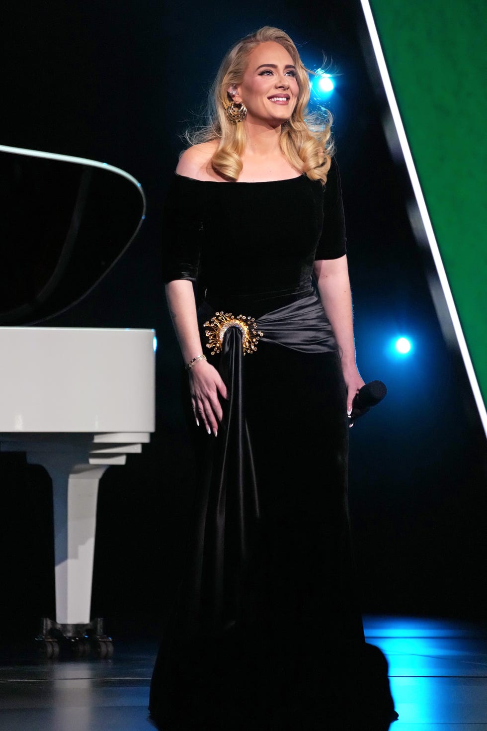 Adele Dazzles in Stella McCartney Dress at Las Vegas Residency Concert