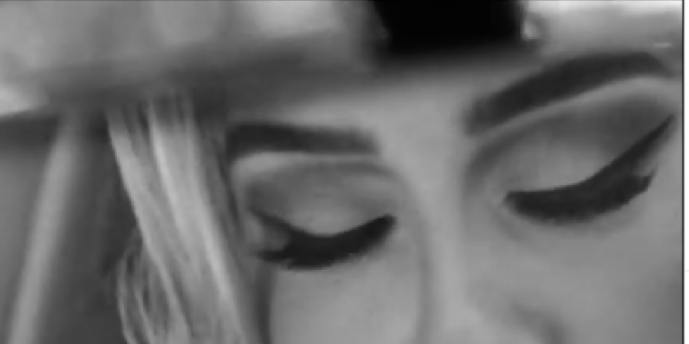 adele announces new song easy on me with sharp winged eyeliner