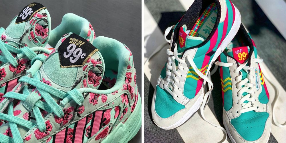 Adidas is Selling Their AriZona Iced Tea Sneakers For 99 Cents