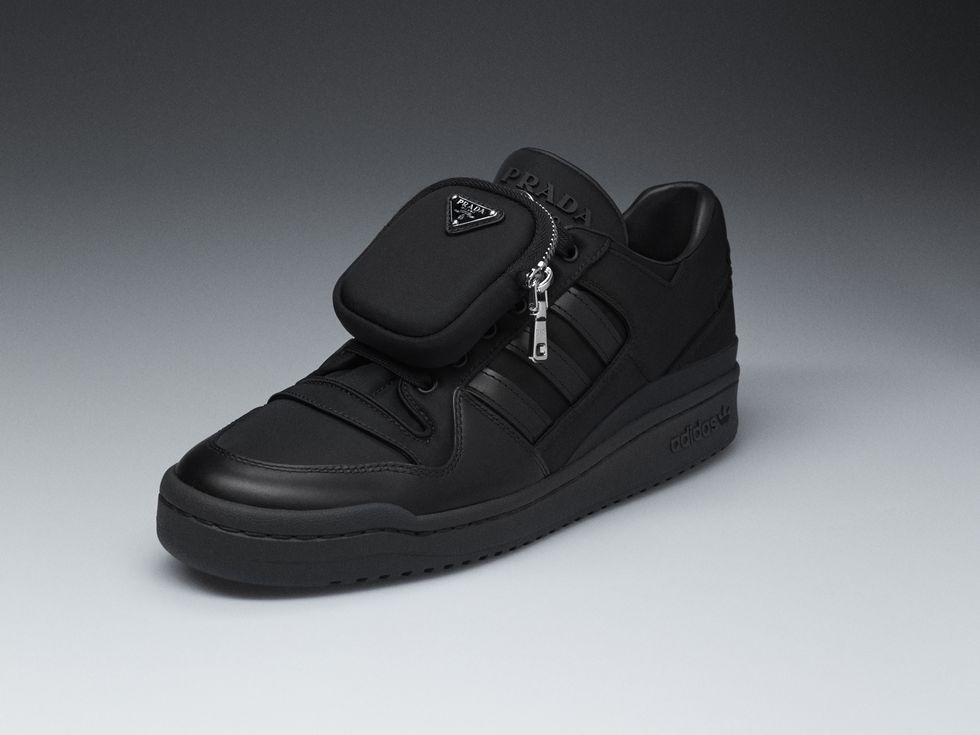 prada x adidas聯名推出forum復古球鞋細節