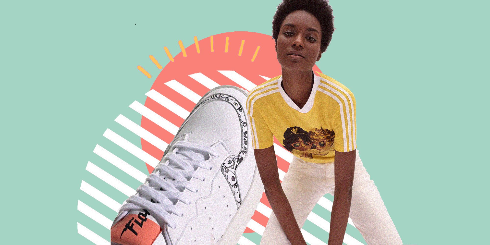 sei pronta a indossare una moda estate 2020 dedicata ai favolosi anni 80 adidas originals x fiorucci edita una collezione di abbigliamento e scarpe perfetta per te