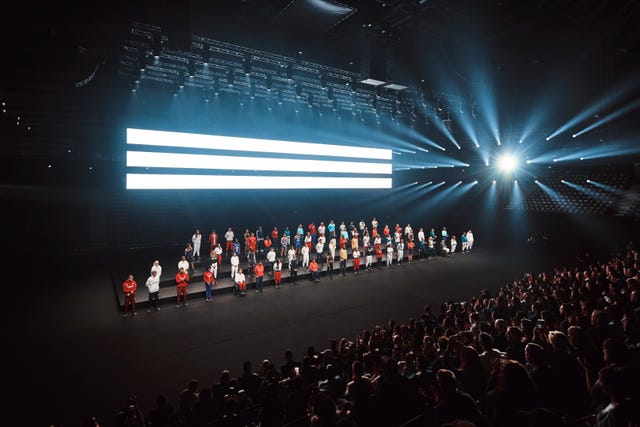 presentazione degli atleti e delle novità adidas per le olimpiadi