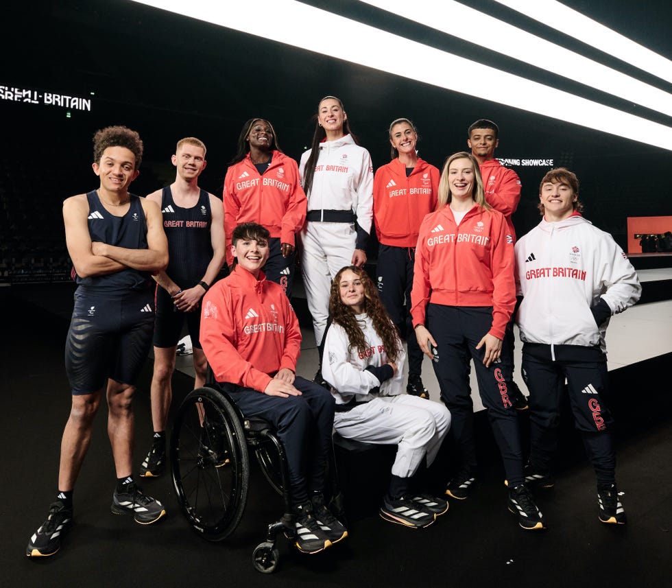 le divise delle squadra britannica per le olimpiadi