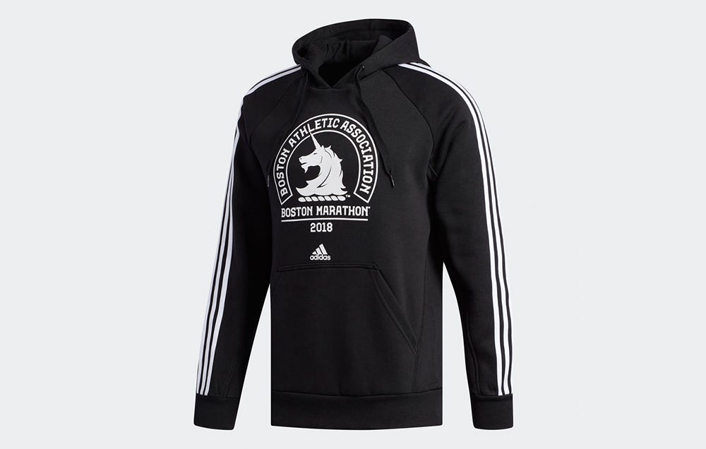 Adidas Boston Marathon Logo Hoodie