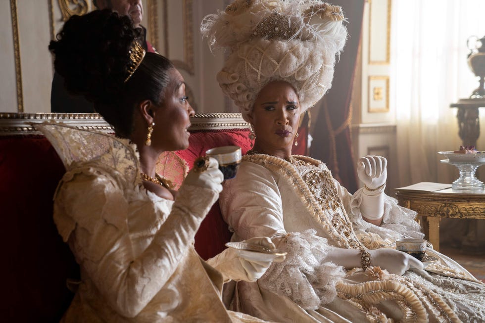 golda rosheuvel as queen charlotte, bridgerton, season 2