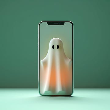 telefoon met een ghoster