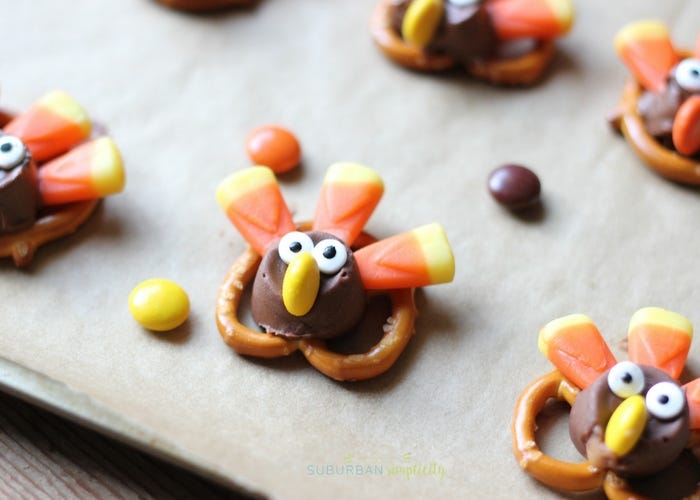 turkey pretzel bites
