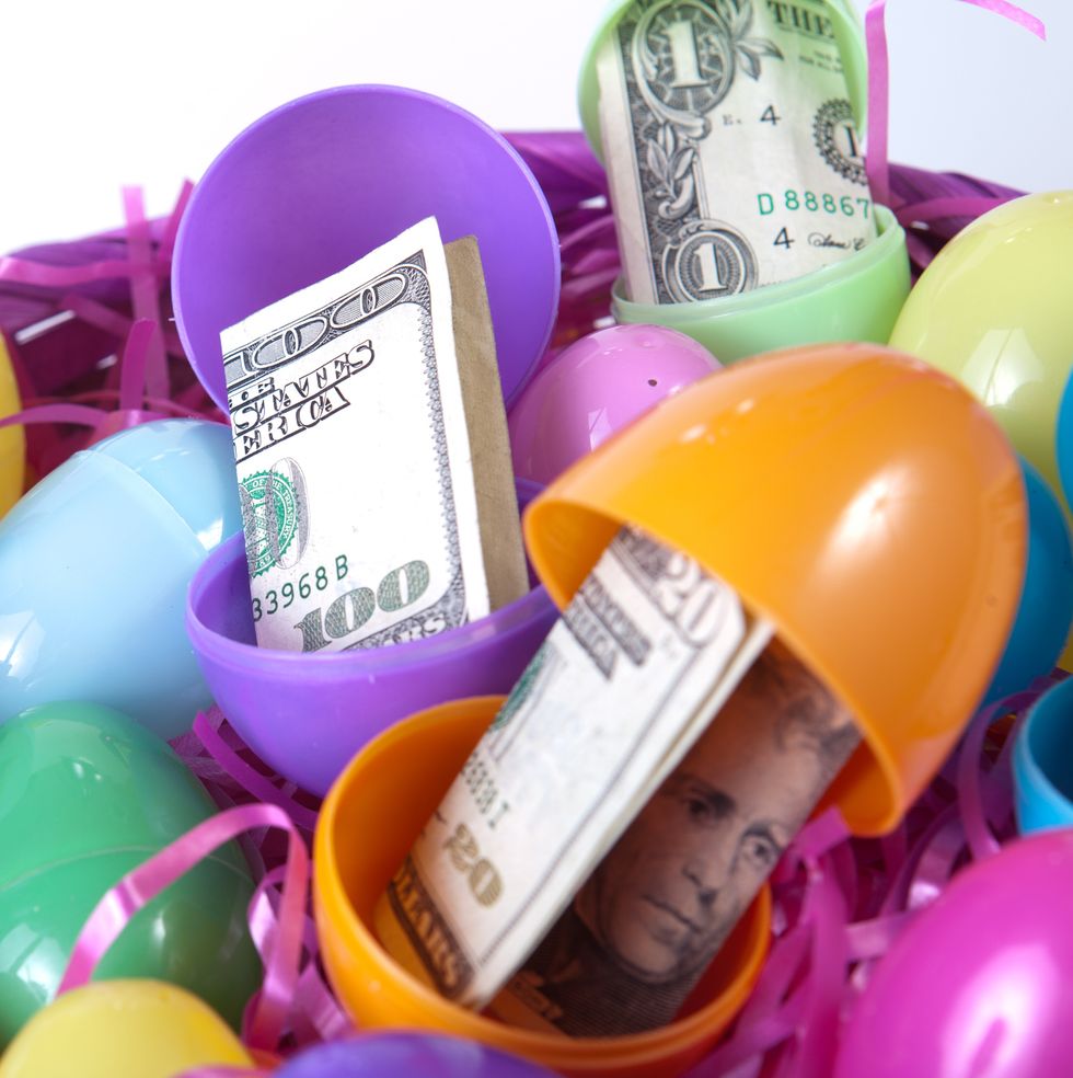 adult easter egg hunt ideas money filled eggs