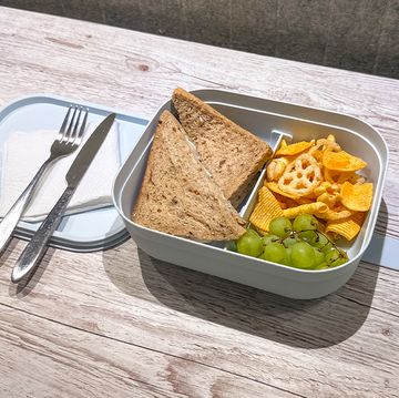 an adult lunchbox filled with food