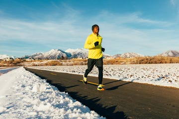 running with a deviated septum