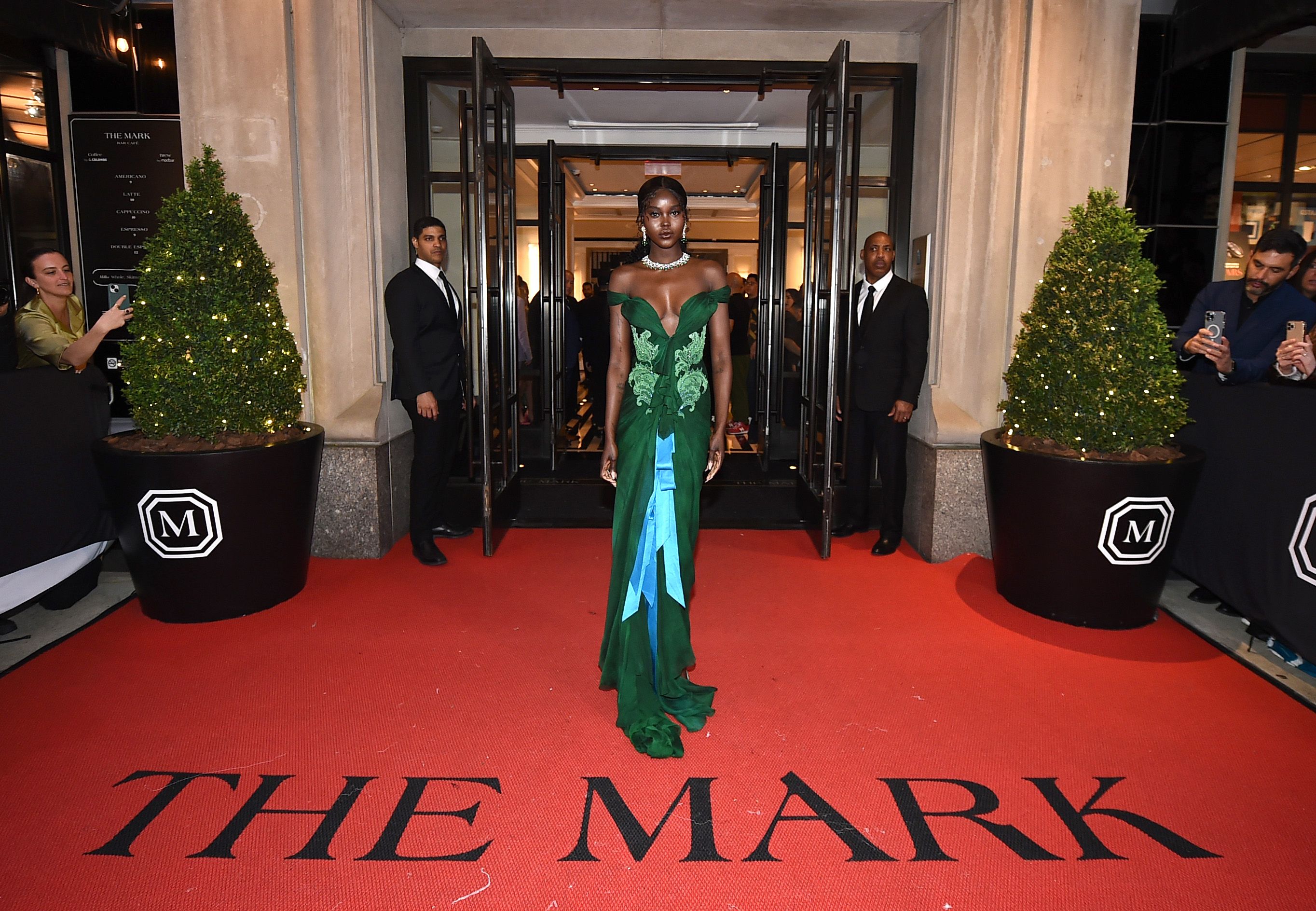 Met gala green store dress