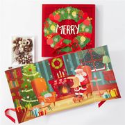 present, greeting card, christmas eve, christmas decoration, paper, fictional character, illustration,