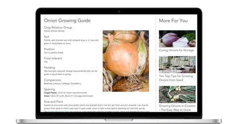 screen shot of garden planner