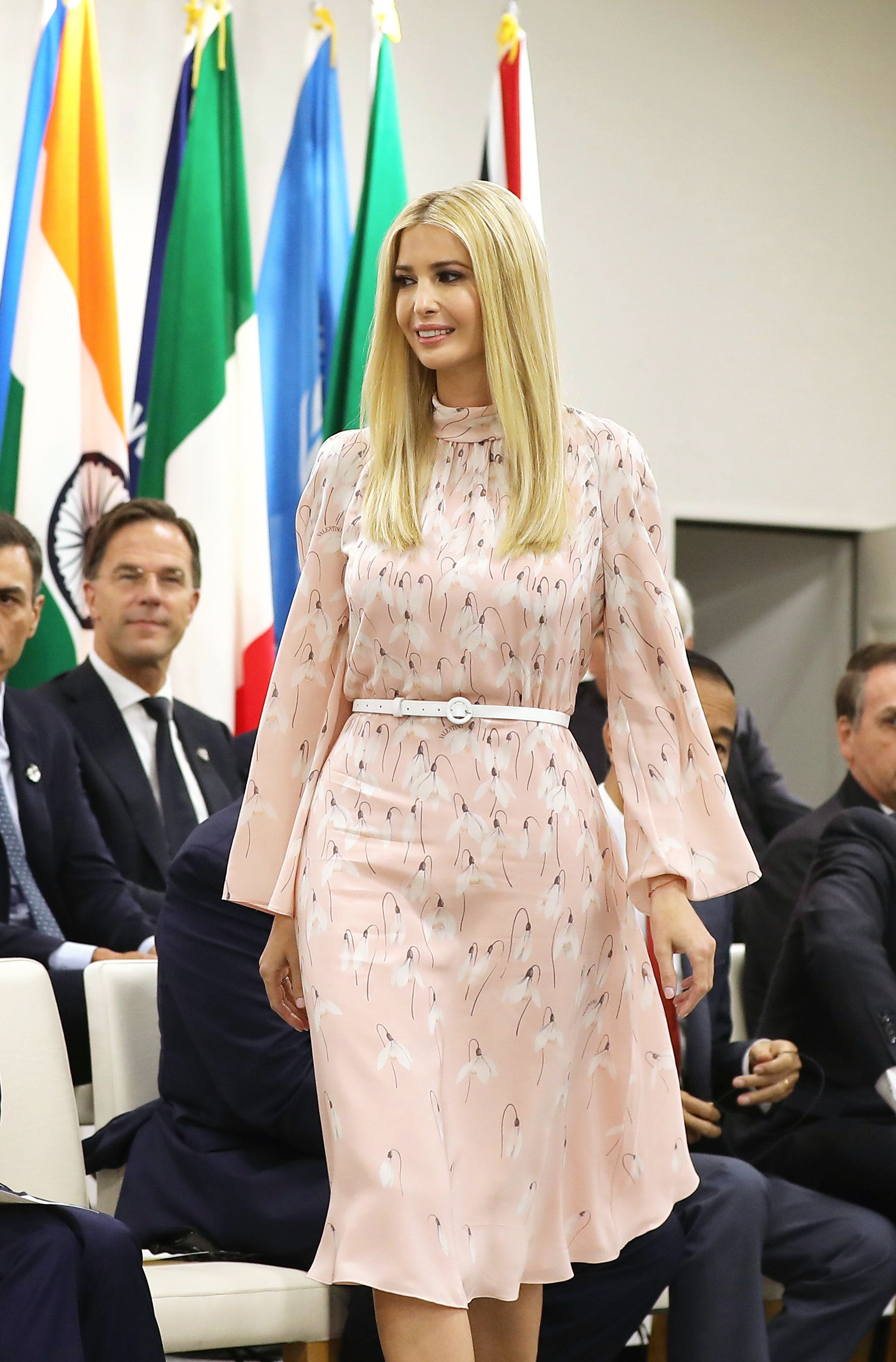 新品　Ivanka Trump　イヴァンカ・トランプ　ワンピース フレア　半袖ワンピース