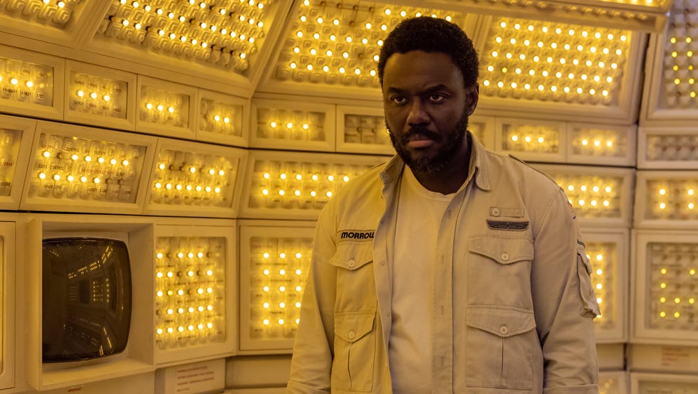 fx's alien: earth pictured: babou ceesay as morrow. cr: patrick brown/fx