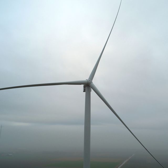 Wind turbine, Atmospheric phenomenon, Wind farm, Wind, Public utility, Sky, Windmill, Machine, 
