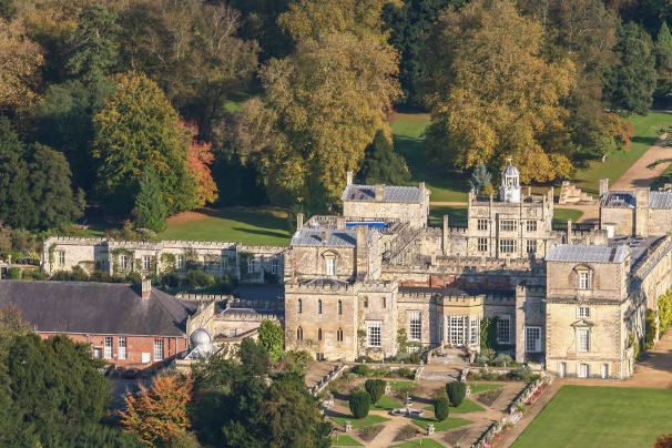 aerial photograph of wilton house, wiltshire