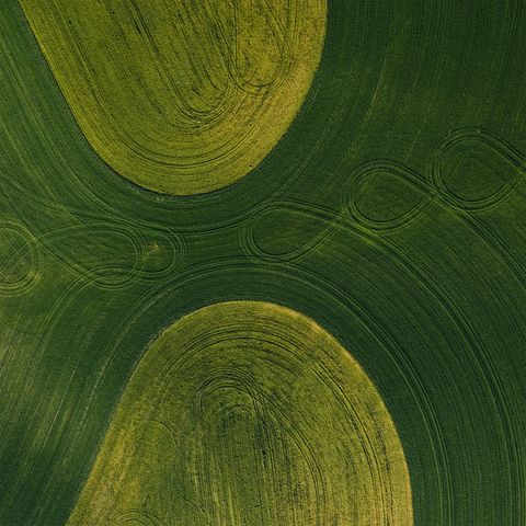 aerial photos farmland patterns