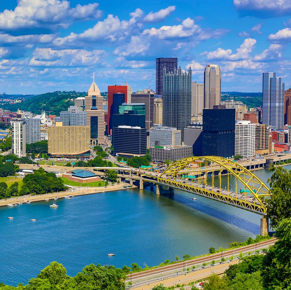 Aerial Pittsburgh Skyline aerial pittsburgh skyline